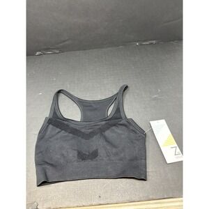 Z By Zella Womens BLACK Sports‎ Bra Stretch Racerback Size XS NWT